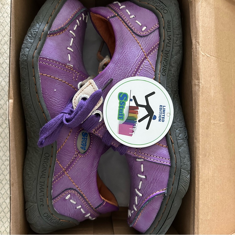 Women's Purple (eggplant)  Stumble Stuff Sneakers  Size us 9 (eu size 40)
